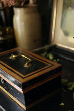 Load image into Gallery viewer, Antique English Banker Box