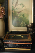 Load image into Gallery viewer, Antique English Banker Box