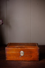 Load image into Gallery viewer, Solid Wood Keepsake Box with Brass Closure