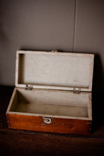 Load image into Gallery viewer, Solid Wood Keepsake Box with Brass Closure
