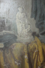 Load image into Gallery viewer, Vintage Linen Framed Oil Impressionist Art