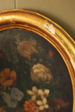 Load image into Gallery viewer, Antique Gold Gilt Floral Still Life