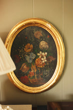 Load image into Gallery viewer, Antique Gold Gilt Floral Still Life