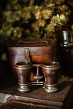 Load image into Gallery viewer, Antique English Binocular Set with Original Leather Case