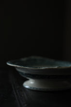 Load image into Gallery viewer, Early Century Ironstone Transferware Pedestal Bowl