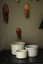 Load image into Gallery viewer, Medium Glazed Antique English Stoneware Crock