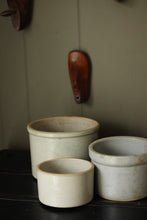Load image into Gallery viewer, Medium Glazed Antique English Stoneware Crock