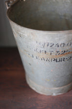 Load image into Gallery viewer, Antique Galvanized Fire Bucket No. 1