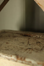 Load image into Gallery viewer, Chippy Handmade Antique Stool