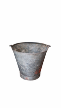 Load image into Gallery viewer, Antique Galvanized Fire Bucket No. 2