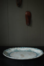 Load image into Gallery viewer, Antique New Wharf Semi Porcelain Transferware Platter