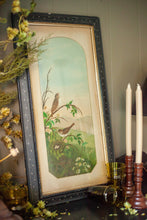 Load image into Gallery viewer, Antique Pearl Inlay Aviary Art
