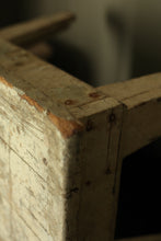 Load image into Gallery viewer, Chippy Handmade Antique Stool
