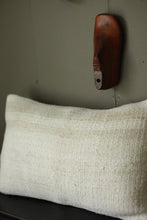 Load image into Gallery viewer, Vintage Petite Hemp Lumbar Striped Pillow Cover
