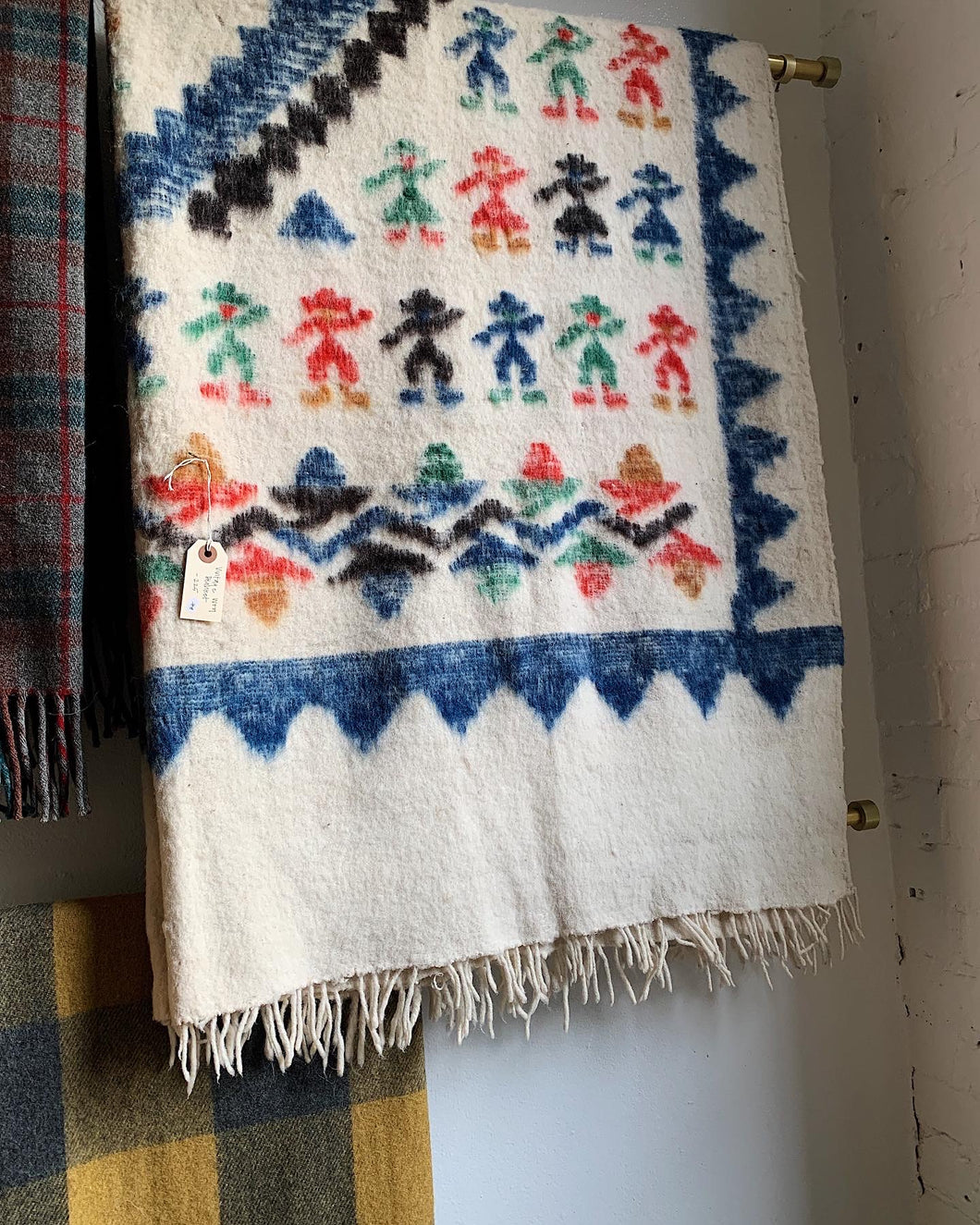 Vintage Peruvian Wool Blanket
