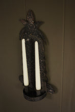 Load image into Gallery viewer, Prmitive Punch Tin Wall Sconce Candle Holder

