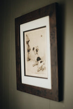 Load image into Gallery viewer, Vintage Framed &quot;Dog and Hydrant&quot; Etching
