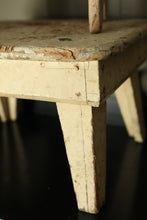 Load image into Gallery viewer, Chippy Handmade Antique Stool
