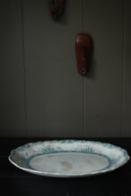 Load image into Gallery viewer, Antique New Wharf Semi Porcelain Transferware Platter
